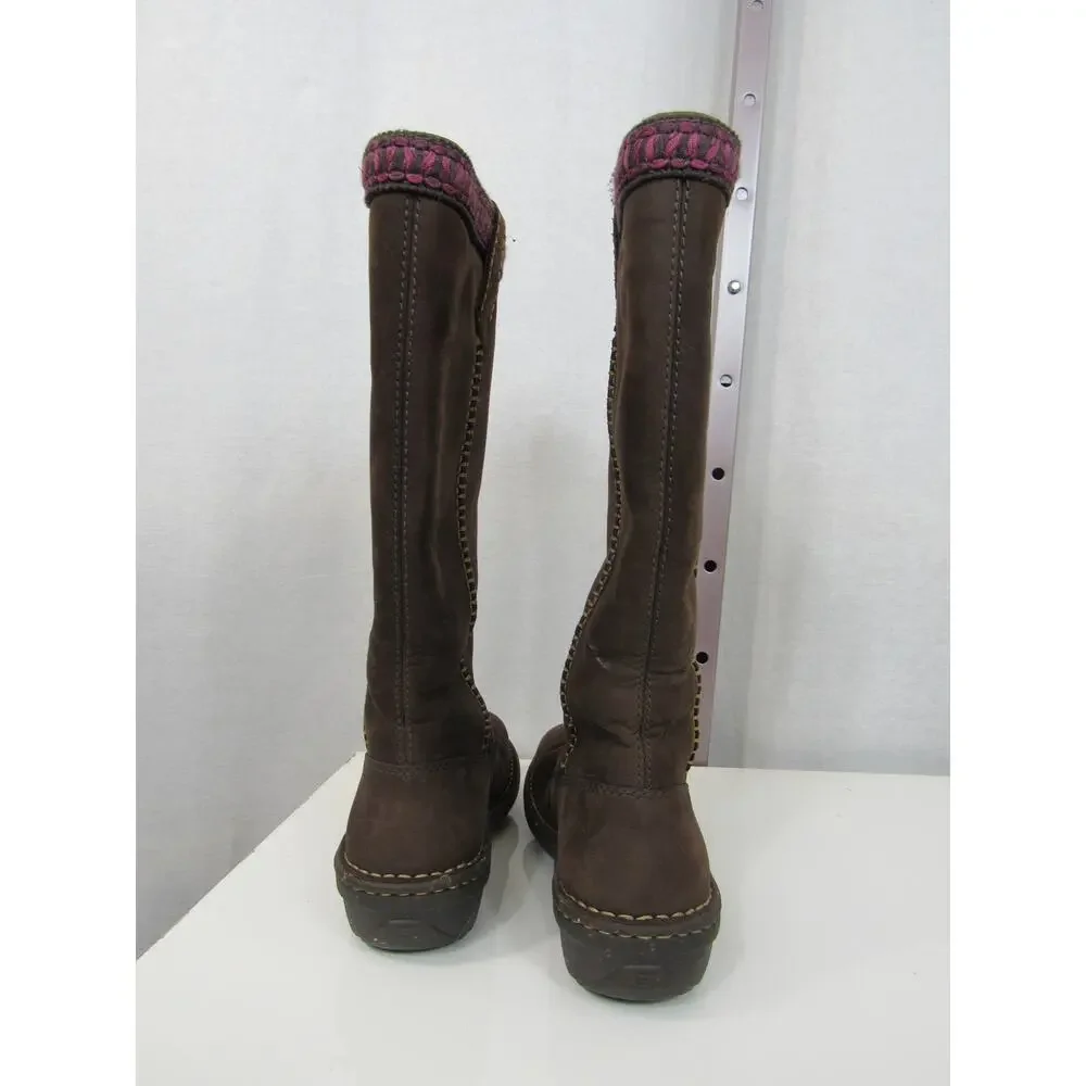 UGG Australia Women's US 8 Brown Suede Leather Sheepskin Lined Winter Boots